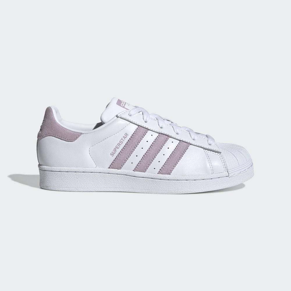 Adidas Women's Superstar Shell Toe Originals Shoes White/Black Ireland EE7400